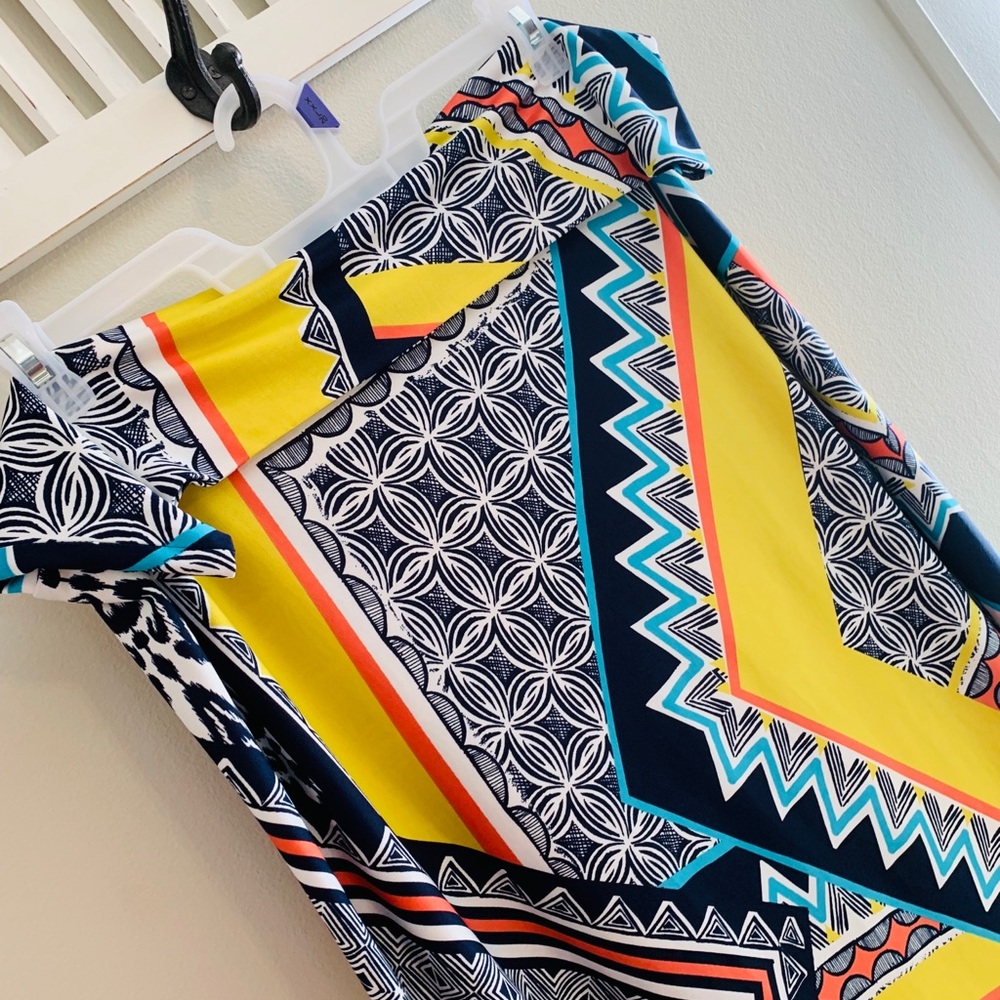 Long colorful skirt